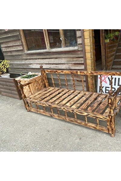 Yıldız Kereste Çam Ağacı Bank, Doğal Ağaç Bank, Doğal Ağaç Bahçe Mobilyası (2...