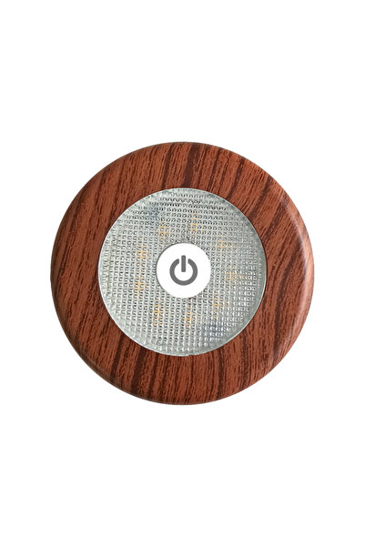 GÖKHAN Denizcilik Ahşap Gömme Düğmeli Led Spot No.1 - Günışığı