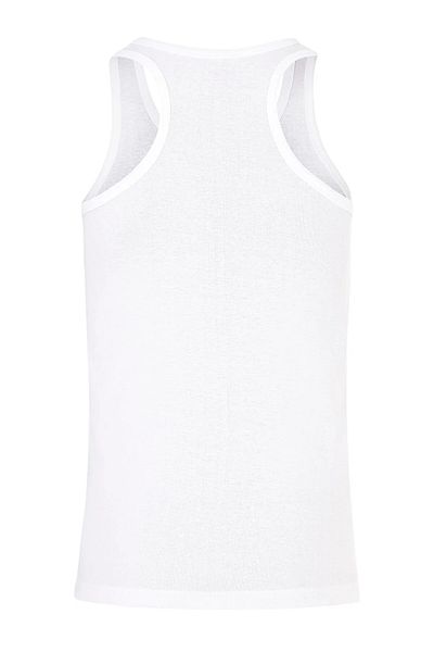 Şahin 6 Pieces Men's Rambo Rib - 100% Cotton, Cross Back Tank Top
