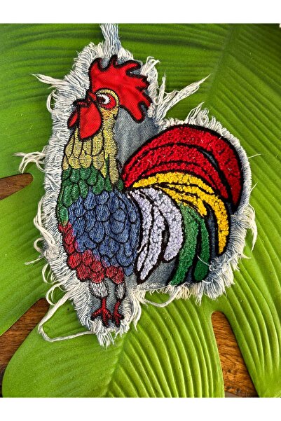 Gönülden Tasarım 21x15 cm Denim Woven - Accesoriu de îmbrăcăminte pentru cusu...