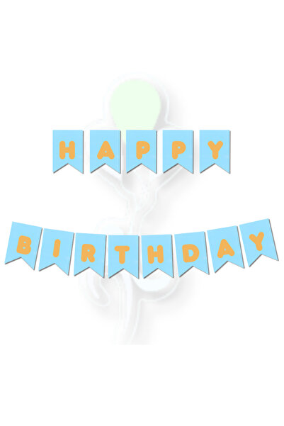 ATAKENT PARTİ Πανό με γράμματα Happy Birthday για γενέθλια