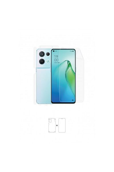 Wrapsol Oppo Reno 8 Pro - 360° Full Body Screen Protector, Polyurethane Film Front and Back Side Shock Absorbing