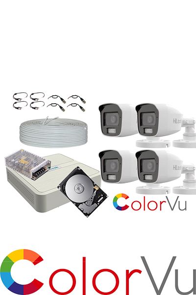 ANADOLU PARS HiLook 4 Camera Security Camera Set