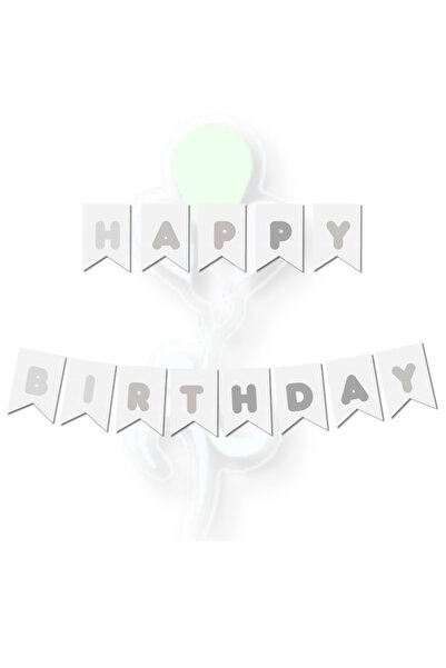 ATAKENT PARTİ Πανό με γράμματα Happy Birthday για γενέθλια