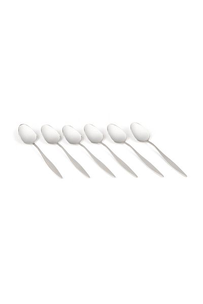 AROW Monaco Set of 6 Dessert Spoons - Inox