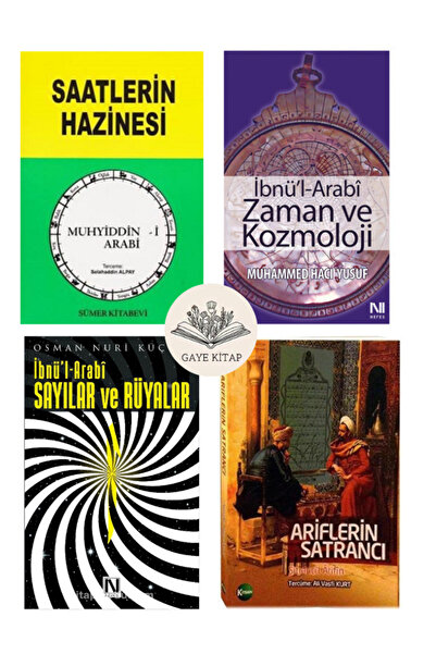 Kitsan Yayınları Saatlerin Hazinesi - Zaman ve Kozmoloji - Sayılar ve Rüyalar - Ariflerin Satrancı ( 4 Kitap Set )