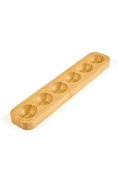MİEN Mien Bamboo Brown Egg Holder - 30 cm