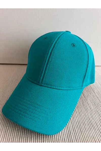 CosmoOutlet Unisex Blue Polo Hat - Solid Color, Adjustable Back Pike