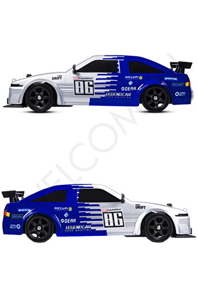 welcomein Oyuncak 2.4 GHZ Uzaktan Kumandalı Şarjlı 1:16 4X4 Buhar Atan Sesli ve Işıklı Drift ve Yarış Arabası