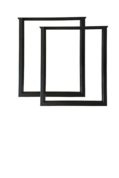 CVTdesign Metal Masa Ayakları Ahşap Masif Kütük Bilgisayar Çalışma Yemek Masası Ayağı Metal Ayak