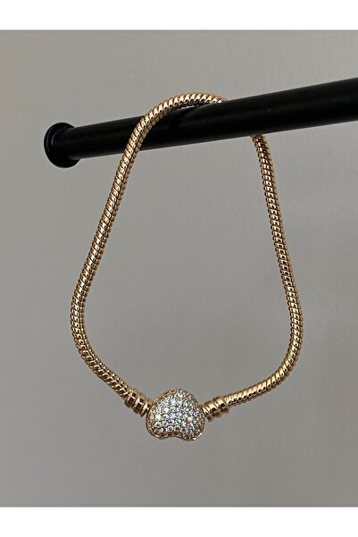 kems jewels سوار من الفولاذ بحجر الزركون موديل العلامة التجارية