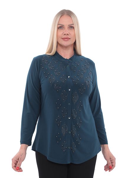 AfifeCOLLECTİON Cămașă de mamă elegantă și confortabilă - cu mărgele, logodnă și rochie de nuntă cu detalii de piatră