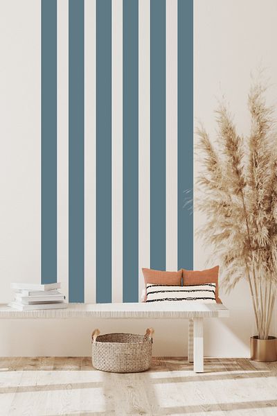 sanatıbedi Autocolant de perete Boho decorativ cu dungi colorate boeme