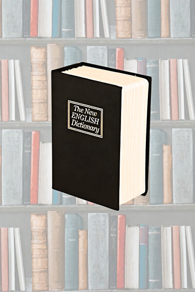 Beatitude Kitap Görünümlü Anahtarlı Çelik Kasa Ziynet Eşyası Saklama Gizleme ...