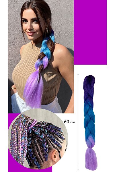 Stone Family الأرجواني ثلاثة ألوان أومبير الأسود الأفريقي تجديل صندوق تجديل ا...