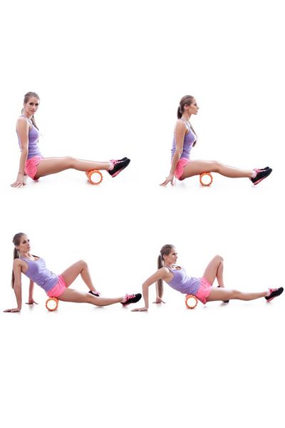 Boldy Exercise Roller - Foam Roller - Massage Roller - Warm-Up Roller - Yoga Roller - Pilates Roller 31X10 cm