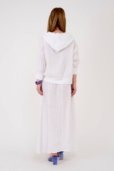 ZTO Italian Linen Women's Jacket and Skirt Set
