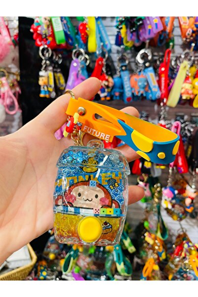 asilbaba Oyuncaklı Sulu Anahtarlık - Sevimli Maymun