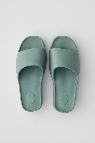OZYO Glitter Blue Eva Beach Summer - High-Sole Daily Slippers