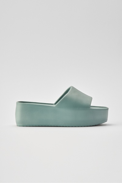 OZYO Glitter Blue Eva Beach Summer - High-Sole Daily Slippers