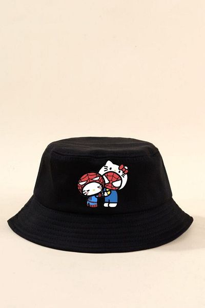 Touz Moda Spider Bucket Hello Fisherman Hat