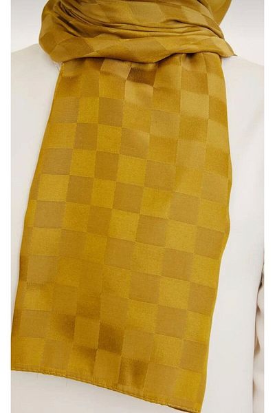 Armine Diamond Shawl - Checkerboard Design