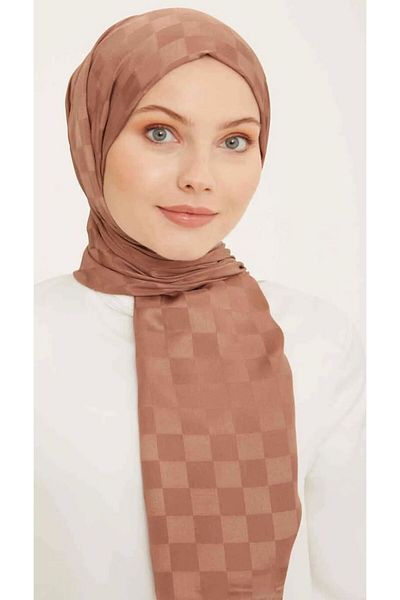 Armine Diamond Shawl - Checkerboard Design