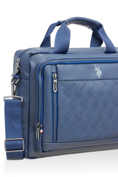 U.S. Polo Assn. US Polo Assn.23636-23637-23638 Vegan Leather - Laptop Notebook Briefcase Navy