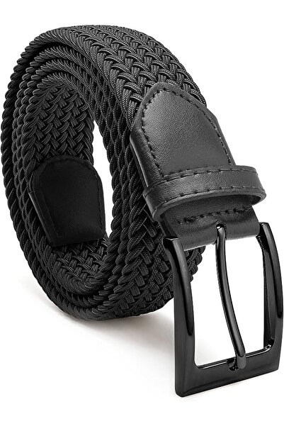 Pino44 Curea din cauciuc cu plasă neagră - centură pentru pantaloni scurți și...