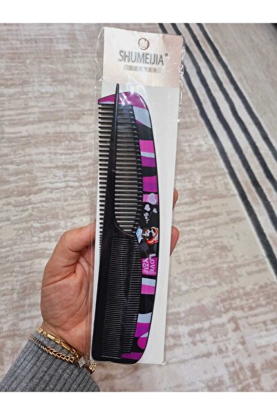 Lider MAGNESİA Pieptene profesional dublu negru de 21 cm