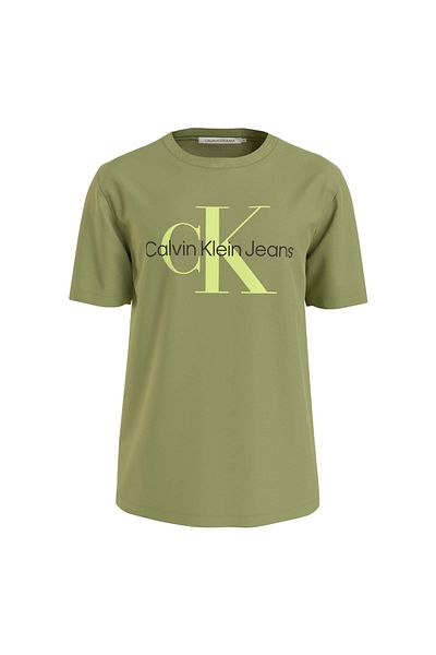 Calvin Klein Jeans Baskılı Yeşil Erkek T-Shirt J30J320806L9N