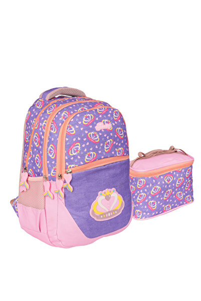 Fiyaka Rlx-1350 Școala primară pentru fete Ç geantă i - Cu nutriție, PUDRA