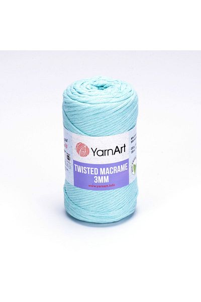 Yarnart Twisted Macrame 3 Mm - Μακραμέ Χέρι Πλεκτό Νήμα Water Green-775