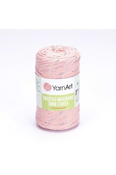 Yarnart Twisted Macrame 3 Mm Lurex - Μακραμέ Χειροποίητο Πλεκτό Σχοινί Yavruağzı-767