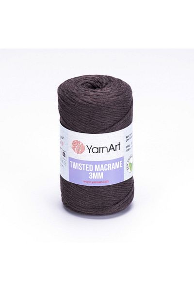 Yarnart Twisted Macrame 3 Mm - Μακραμέ Πλεκτό Νήμα Καφέ-769