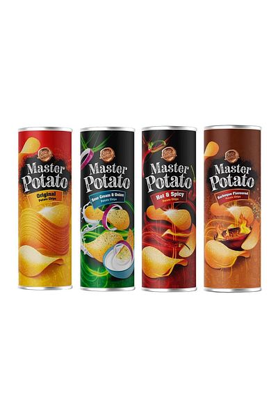 Master Potato Chips 160 Gr Mixed Pack of 4