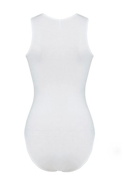 Şahin 6 Pieces Women's Bodysuit - Thick Straps, Snap Fasteners, 95% Cotton, 5% Lycra