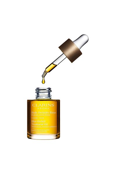 Clarins Blue Orchid Care Oil - 30 ml Moisturizes and Restores Shine