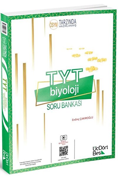 Üç Dört Beş Yayıncılık TYT Biyoloji Soru Bankası 345 üçdörtbeş (Bolnot'a Özel Güncel Içeriğe Sahiptir)