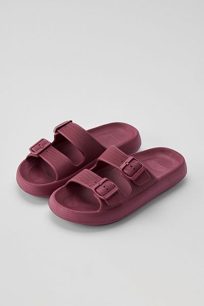 OZYO Lily Cherry Eva Platform - Double Striped Daily Summer Beach Slippers