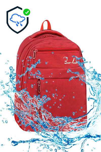 barberri Rucsac de școală și de călătorie din pânză cu cusături Punterez pentru utilizare zilnică - Durabil