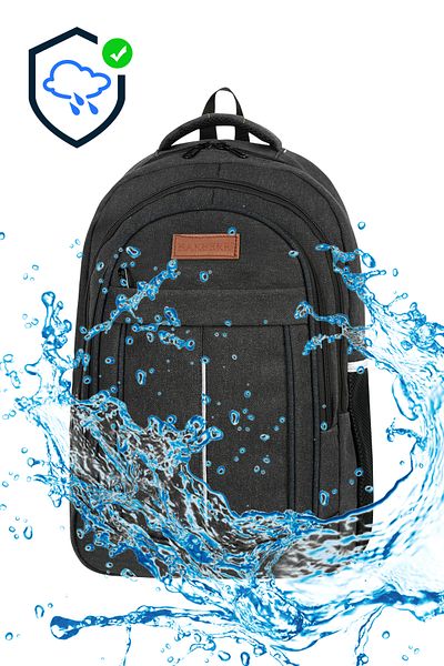barberri Punterez Laptop 16 ιντσών - Ανθεκτικό σακίδιο πλάτης για καθημερινή χρήση, σχολείο και ταξίδια