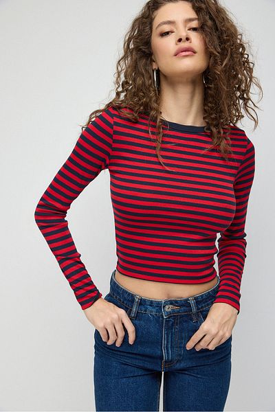 No Matter What Striped Essential Tee