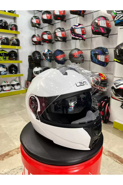 Lem Kask İtalyan Marka Çene Açılır Model