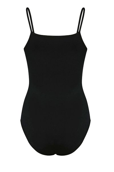 Şahin Body de damă din Lycra 3 piese cu bretele de frânghie - 95% bumbac 5% Lycra