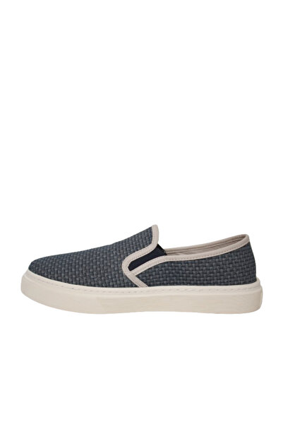 REKOR Kadın Lacivert Yazlık Keten Sneaker