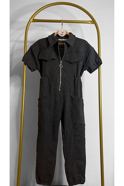 Bambi Kids Short Sleeve Jumpsuit - Relaxed Fit