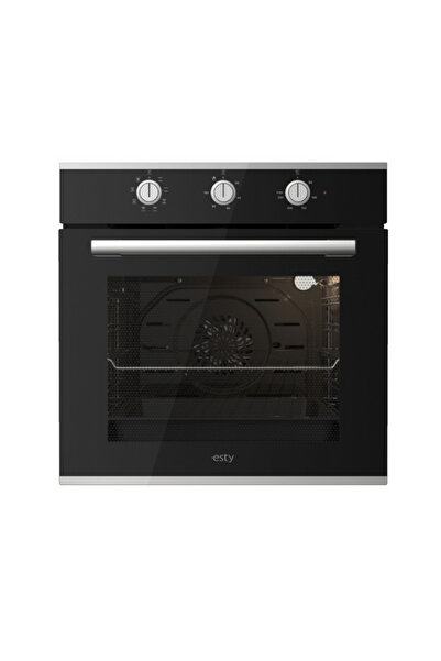 Esty 2'li Siyah Cam Ankastre Set (ACO5335B01 Ocak - AEF6604B01 Fırın)