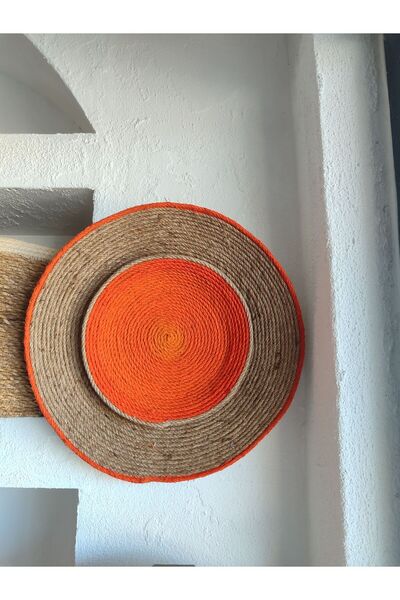 ocean boheme decor Hasır duvar tabağı