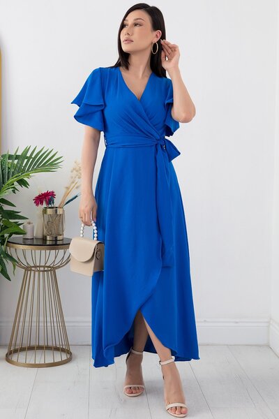 PULLIMM Сукня-футляр - рукави з воланами, модель 1045-3095